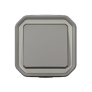 Interrupteur Legrand Plexo gris en saillie