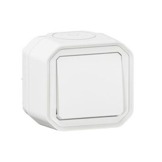 Interrupteur va et vient Legrand Plexo blanc