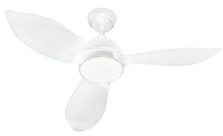 Ventilateur de plafond FARELEK CORSICA noir 116 cm avec LED et telecommande