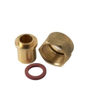 Raccord 2 pièces pour gaz butane / propane à souder, Mâle x Diam.14 mm, GAZINOX