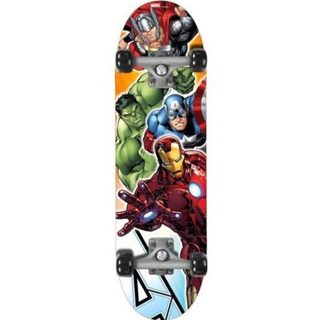 Skateboard STAMP AV299310 Avengers 28 x 8 pouces 9 plis erable roues 50mm
