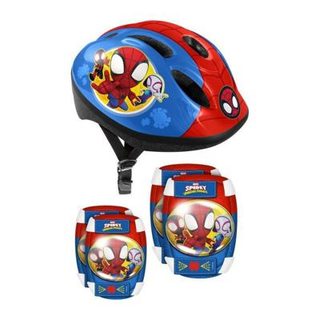 STAMP - Casque + Coudieres/Genouilleres - Spidey