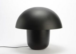 Lampe champignon noir modèle moyen