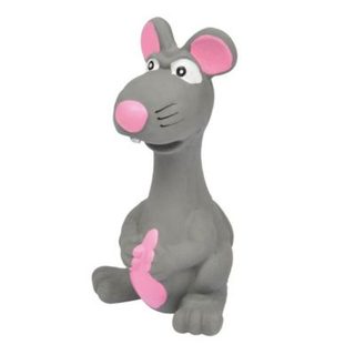 Jouet pour Chien "Souris" 14cm Gris
