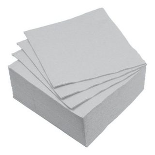 Lot de 40 Serviettes en Papier "Vitamine" 38x38cm Gris
