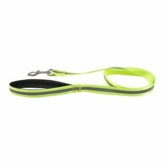Laisse Chien Réfléchissante "Essentiel" 120cm Jaune