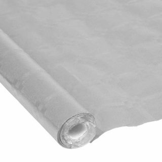 Nappe Papier "Damassé Métalisé" 1,18x5m Argent