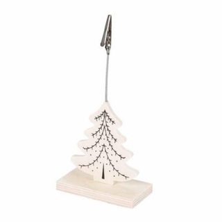 Clip Porte Nom de Noël "Nordic Sapin" Naturel
