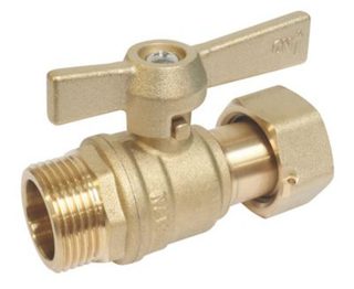 Robinet compteur mâle 3/4 écrou libre 3/4 Somatherm for you
