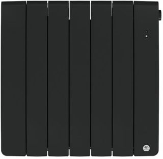 Radiateur à inertie fluide connecté Bilbao 4 horizontal 750 W gris ardoise