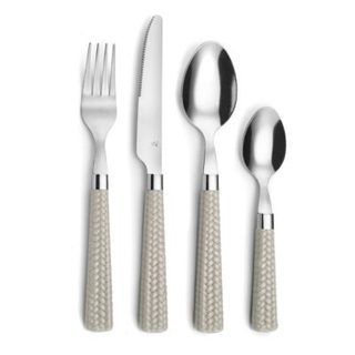 Ménagère 24 pièces  - Paille Taupe par Pradel Essentiel