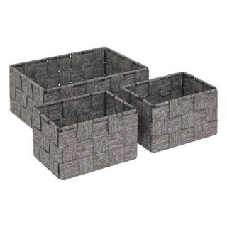 Lot de 3 paniers Lise gris - 5five