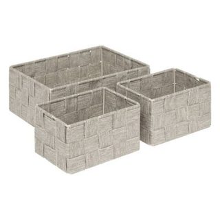 Lot de 3 paniers Lise beige - 5five