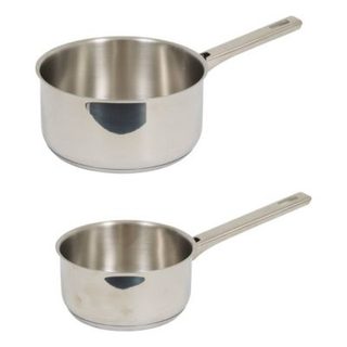2 casseroles Brillance D20/16cm en inox - 5five