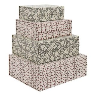 Lot de 4 boîtes de rangement 25/30/35/40cm MAGNETBOX - 5five