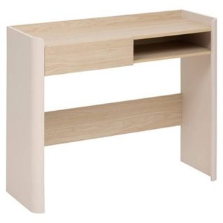 Console Roundy blanc ivoire et bois - 5five