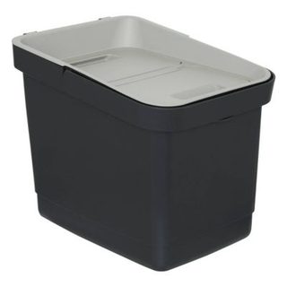 Poubelle Double Compartiment "Flex" 20,5L Noir
