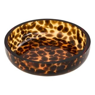 Porte-savon en verre Dotty flammes marron - 5five