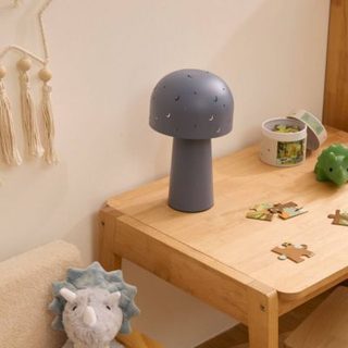 Lampe droite champignon Starry H.27cm bleu - Atmosphera Créateur d'intérieur