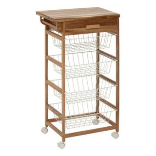 Desserte Acacia 50x34,5x88,8cm 4 niveaux - 5five