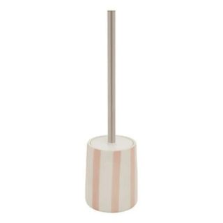 Brosse wc Strio rayures rose - 5five