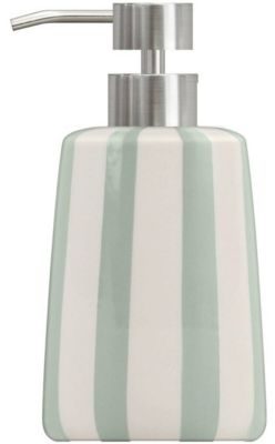 Distributeur de savon Strio à rayures vert céladon 400ml - 5five
