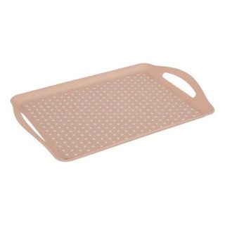 Plateau Poly 45,5x31,5 rose antidérapant - 5five