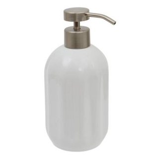 Distributeur de savon Colorama en céramique 450ml blanc - 5five
