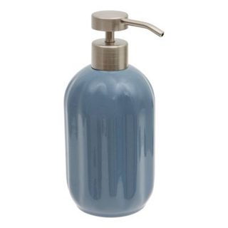 Distributeur de savon Colorama en céramique 450ml bleu - 5five