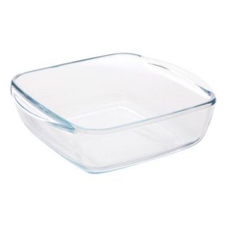 Plat à four verre Essentiels carré 17x20cm transparent - 5five