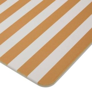 Tapis de bain Strio 39x60cm rayures jaune en diatomite - 5five