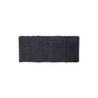 Tapis de Salle de Bain "Tissé épais" 50x120cm Gris Foncé