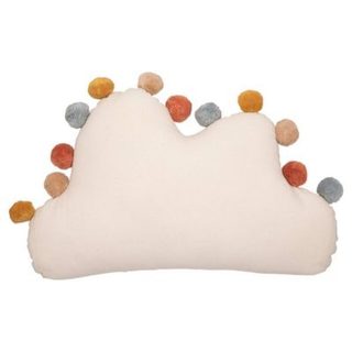 Coussin enfant "Nuage" beige 30x50cm - Atmosphera Créateur d'intérieur