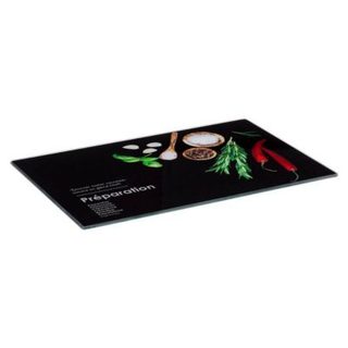Planche à découper 30x20cm "Black edition" verre - 5five