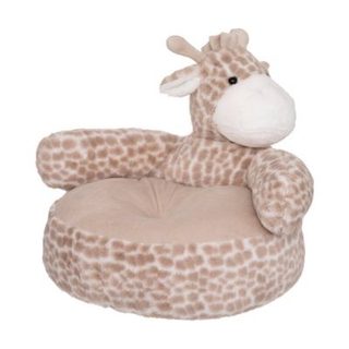 Fauteuil enfant girafe beige et blanc - Atmosphera Créateur d'intérieur