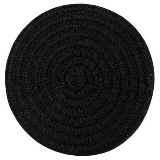 Set de Table Déco "Olivia" 38cm Noir