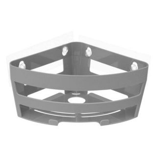 Étagère d'angle à ventouses "Bath'N Store" gris - 5five