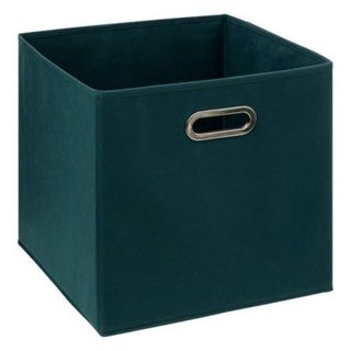 Panier tissu 31x31cm "Mix N' Modul" bleu pétrole - 5five