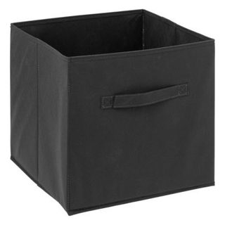 Panier tissu 31x31cm "Mix N' Modul" gris anthracite - 5five