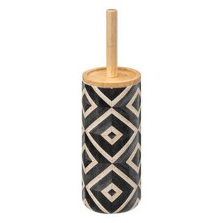 Brosse WC noir et beige "Canvas" - 5five