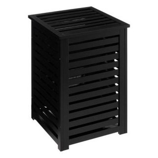Panier à linge 65L "Sicela" en bambou noir - 5five