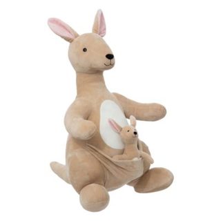 Peluche Kangourou XL (45x60 cm - Beige)
