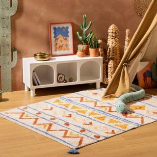Tapis "Anton" coton tufté 120x170cm - Atmosphera Créateur d'intérieur