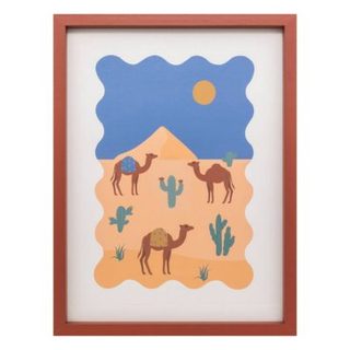 Tableau imprimé encadré Arone 30x40cm - Atmosphera