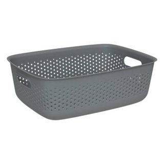 Panier "Tila" 10L gris en plastique - 5five