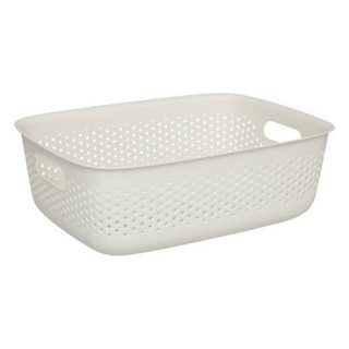 Panier "Tila" 10L crème en plastique - 5five