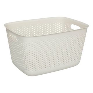 Panier "Tila" 17L gris en plastique - 5five