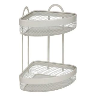 Étagère d'angle "Mayaj" en acier beige 23x23cm - 5five