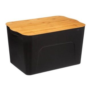 Boîte plastique couvercle bambou 24L - 5five