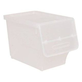 Boîte en plastique transparente à ouverture frontale 24L - 5five
